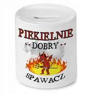 Skarbonki - Skarbonka 330 ml Dla Michała Syna Dziecka Prezent z Nadrukiem ze Zdjęciem + Opakowanie na prezent (wzór 04) - miniaturka - grafika 1