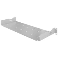 Akcesoria do szaf serwerowych - Półka do szafy Standard 19" z otworami, 170 mm, 1U, szara - miniaturka - grafika 1