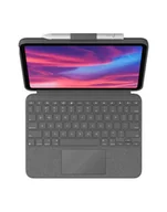 Etui do tabletów - Logitech Etui z klawiaturą Combo Touch do iPada 10-tej generacji UK szare - miniaturka - grafika 1
