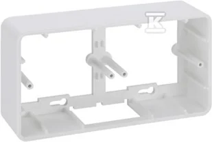 Kontakt Kontakt_Simon Puszka natynkowa podwójna do suportu i ramki KR445/ czysta biel R450/9 - Wyłączniki światła i elektryczne - miniaturka - grafika 1