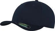 Czapki damskie - Flexfit Unisex czapka baseballowa, 5 paneli, dla mężczyzn i kobiet, jednokolorowa czapka baseballowa, zamknięta dookoła w wielu kolorach, rozmiary S/M i L/XL niebieski grantowy L-XL - miniaturka - grafika 1