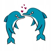 Pasmanteria - Naprasowanka Delfin Termo Naklejeka Na Odzież 12 - miniaturka - grafika 1