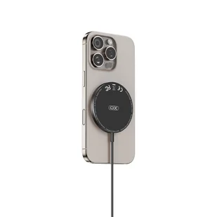 XO ŁADOWARKA BEZPRZEWODOWA INDUKCYJNA CX037 CZARNA - Ładowarki do telefonów - miniaturka - grafika 1