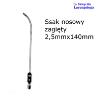 Akcesoria medyczne - Ssak nosowy zagięty 2 08-122 Metech - miniaturka - grafika 1