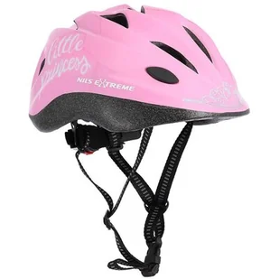 Nils EXTREME MTV65 RÓZOWY ROZM. M (54-58 cm) KASK DZIECIĘCY EXTREME 16-70-030 - Kaski rowerowe - miniaturka - grafika 1