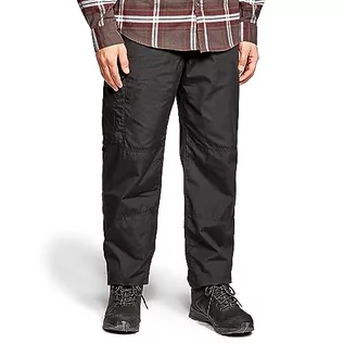 Spodenki męskie - Craghoppers Męskie spodnie zimowe Kiwi - regularne spodnie trekkingowe, Czarny, 52 PL - grafika 1