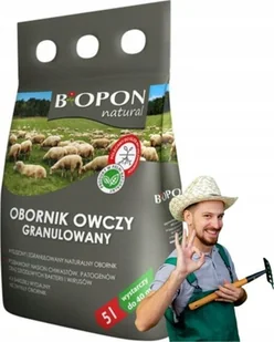 Obornik owczy granulowany 5L Idealny nawóz do gleb wyjałowionych - Nawozy ogrodnicze - miniaturka - grafika 1