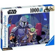 Puzzle - Trefl Puzzle 1000 Star Wars The Mandalorian puzle - miniaturka - grafika 1