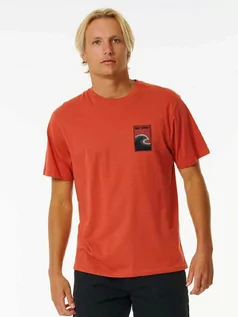 Koszulki dla chłopców - Rip Curl SWC BLAZING TUBES Spiced Rum koszulka męska - XL - grafika 1