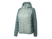 Kurtki i kamizelki sportowe damskie - CRIVIT Kurtka hybrydowa damska (Zielony, XS (32/34)) - miniaturka - grafika 1