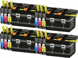 Tusz Brother 20x Tusz Do Brother LC-529 LC-525 50/16ml CMYK - Tusze oryginalne - miniaturka - grafika 1