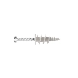 kołek do ścian G-K 14x22mm poliamid z wkrętem 3,9x32mm (opk=12szt) DRA-01 - Wkręty - miniaturka - grafika 1