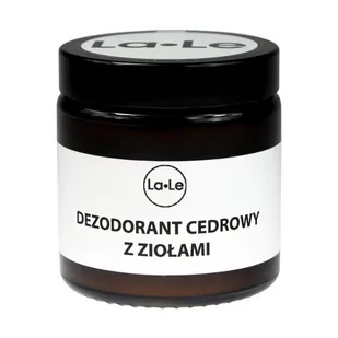 La-Le Dezodorant w Kremie Cedrowy, La-Le, 120ml - Dezodoranty i antyperspiranty unisex - miniaturka - grafika 1