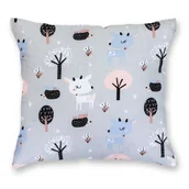 Poszewki na poduszki - ŚWIAT SYPIALNI Poszewka Bawełnian Jasiek Belluno 36 Jeleń 40x40 - miniaturka - grafika 1