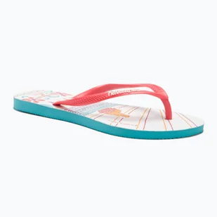 Japonki damskie Havaianas Slim Local Soul Ibiza red/blue/orange - Klapki i japonki damskie - miniaturka - grafika 1