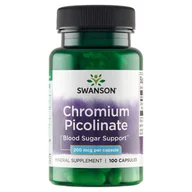 Witaminy i minerały - SWANSON Pikolinian Chromu 200mcg - (100 kap) - miniaturka - grafika 1