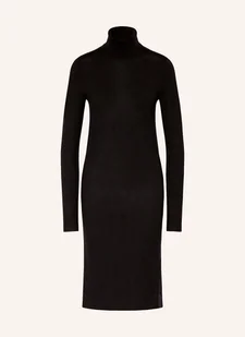 Calvin Klein Sukienka Dzianinowa Z Wełny Merino schwarz - Sukienki - miniaturka - grafika 1