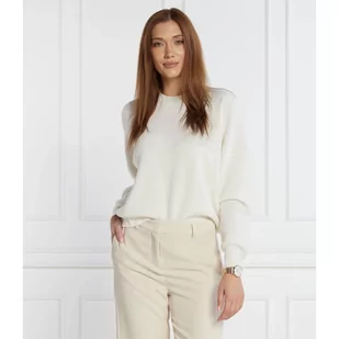 Peserico Wełniany sweter | Regular Fit | z dodatkiem jedwabiu - Swetry damskie - miniaturka - grafika 1
