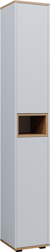 Vicco Szafka łazienkowa Didi, 30 x 192 cm z 2 drzwiami, Biały/Artystyczny