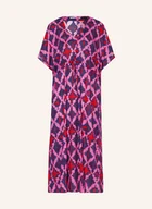 Sukienki - Lanius Sukienka Z Dodatkiem Jedwabiu pink - miniaturka - grafika 1