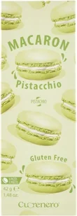 Macaron Pistacchio 42gr opk - Cuorenero makaroniki pistacjowe włoskie - Ciastka - miniaturka - grafika 1