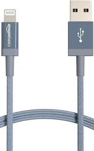 Kabel ładujący Amazon Basics USB-A do Lightning nylonowy oplot, 0,9 m - Kable USB - miniaturka - grafika 1