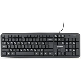 GEMBIRD KB-U-103-UA Czarny KB-U-103-UA - Klawiatury - miniaturka - grafika 1