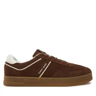 Sneakersy męskie - Sneakersy Tommy Jeans The Greenwich Suede EM0EM01516 Brązowy - miniaturka - grafika 1