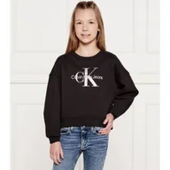 Bluzy dla dziewczynek - Calvin Klein Jeans Bluza Loose fit - miniaturka - grafika 1
