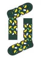 Skarpetki męskie - Happy Socks Taco, kolorowe i zabawne, Skarpety dla kobiet i mężczyzn, Zielony (36-40) - miniaturka - grafika 1