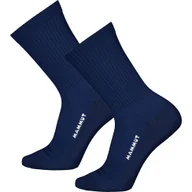 Skarpetki sportowe męskie - Skarpetki MAMMUT Everyday Crew Socks 3-Pack marine-white EU 45-47 - miniaturka - grafika 1