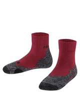 Skarpetki damskie - FALKE Uniseks - dzieci Skarpety do wędrówek TK2 Short K SO Wełna Merynosa przeciw pęcherzom grube 1 Para, Czerwony (Fire 8150), 31-34 (7-9 lata) - miniaturka - grafika 1
