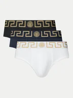 Majtki męskie - Versace Komplet 3 par slipów AU10327 1A10011 Kolorowy - miniaturka - grafika 1
