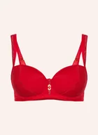 Biustonosze - Triumph Biustonosz Usztywniany Moonlight Kiss Z Błyszczącą Przędzą rot - miniaturka - grafika 1
