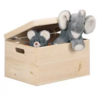 Dekoracje domu - Zeller Pojemnik z pokrywką do przechowywania 30 l, 24x40x30 cm - miniaturka - grafika 1