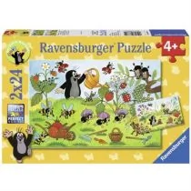 Ravensburger Krecik i Przyjaciele, puzzle Krecik w ogrodzie