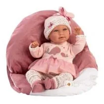 Lalka bobas Mimi z nosidełkiem 42cm Llorens - Lalki dla dziewczynek - miniaturka - grafika 1