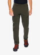 Spodnie narciarskie - Spodnie turystyczne Salewa Puez DST Cargo Pants - dark olive - miniaturka - grafika 1
