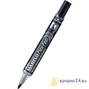 Marker do tablic Pentel Maxiflo Flex-Feel MWL5SB czarny - Markery do tablic - miniaturka - grafika 1