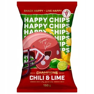Czipsy Happy Chips Chili & Lime 150g - Chipsy - miniaturka - grafika 1