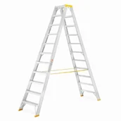 Drabiny - Drabina montażowa dwustronna 9411 ALOSS - wysokość robocza 4,34m - miniaturka - grafika 1