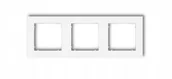 Klawisze i ramki - Karlik Ramka potrójna uniwersalna MINI MR-3 biały MR-3 - miniaturka - grafika 1