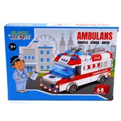 Klocki - Norimpex Ambulans klocki Norimpex - miniaturka - grafika 1