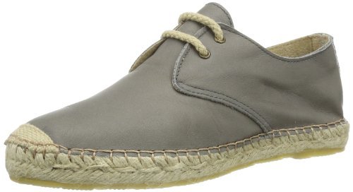 PIECES KAY LEATHER ESPADRILLOS GREY 17054281 damskie espadryle, szary - szary szary - 36 EU