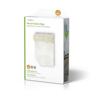 Nedis DUBG220VOR4 worki do odkurzacza Vorwerk VK 135,136 Kobold - Worki do odkurzaczy - miniaturka - grafika 1