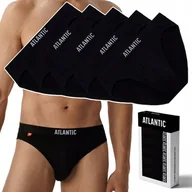 Majtki męskie - Slipy męskie 5 PAR Sportowe Bawełniane Majtki ATLANTIC 5BMP-094 - L - miniaturka - grafika 1