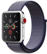 Akcesoria do smartwatchy - Apple Crong Pasek sportowy Crong Nylon Band do Watch 38/40 mm niebieski CRG-40NLB-MBL - miniaturka - grafika 1