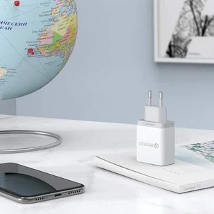 Ugreen CD122 szybka ładowarka sieciowa Quick Charge 3.0 18W 3A USB biały (10133) - Ładowarki do telefonów - miniaturka - grafika 5
