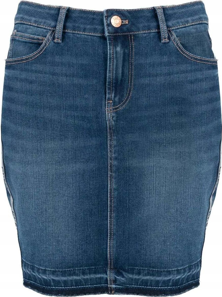 GUESS DZIEWCZĘCA MINI SPÓDNICA JEANSOWA Z SUWAKIEM 27 GGA
