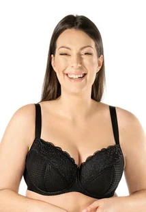 Pia Biustonosz Usztywniany Koronkowy 70D - Biustonosze - miniaturka - grafika 1